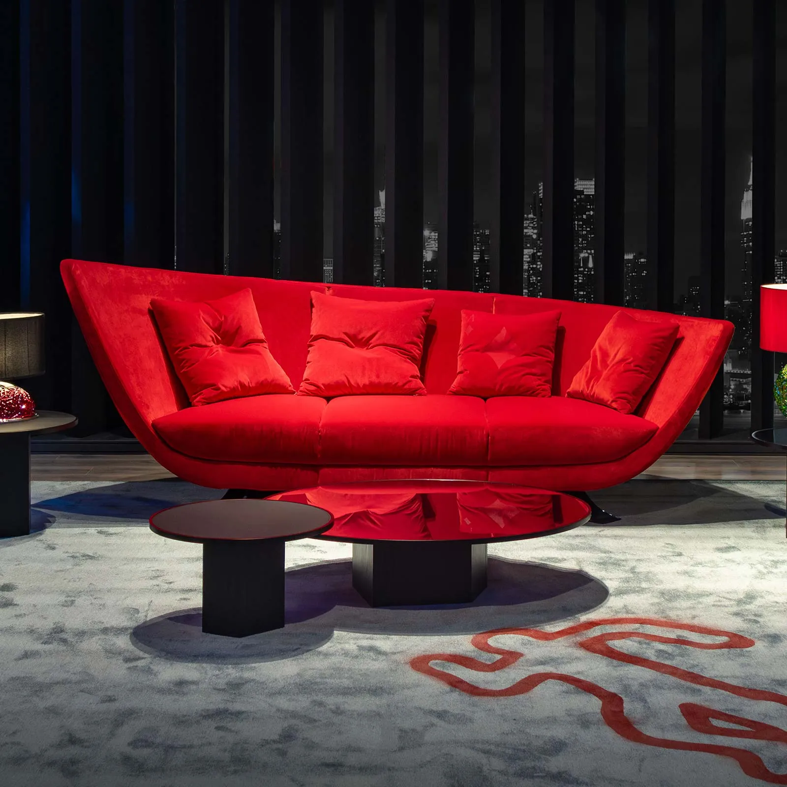 The Smile fabric sofa